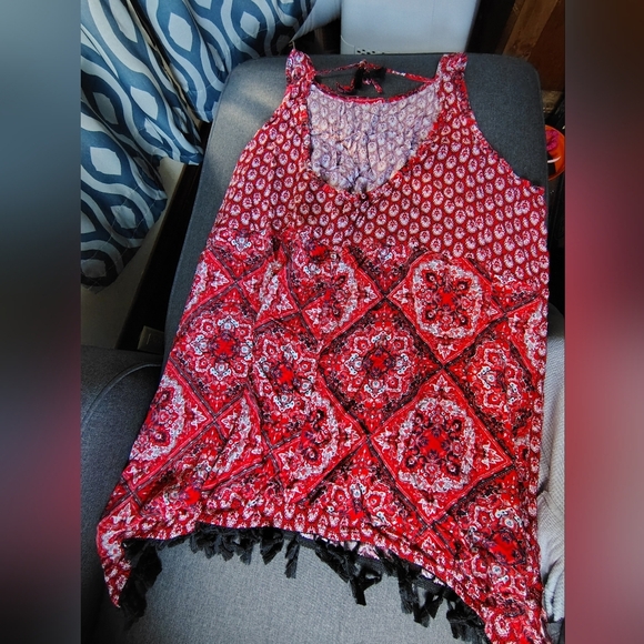 Lane Bryant Cacique Swim Cover Up 26/28W - Picture 6 of 9